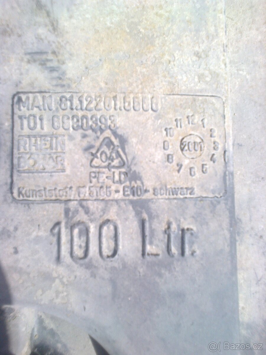 Nádrž – MAN L2000 - kompletní – 100L - PLAST - 3.995,-Kč - 10