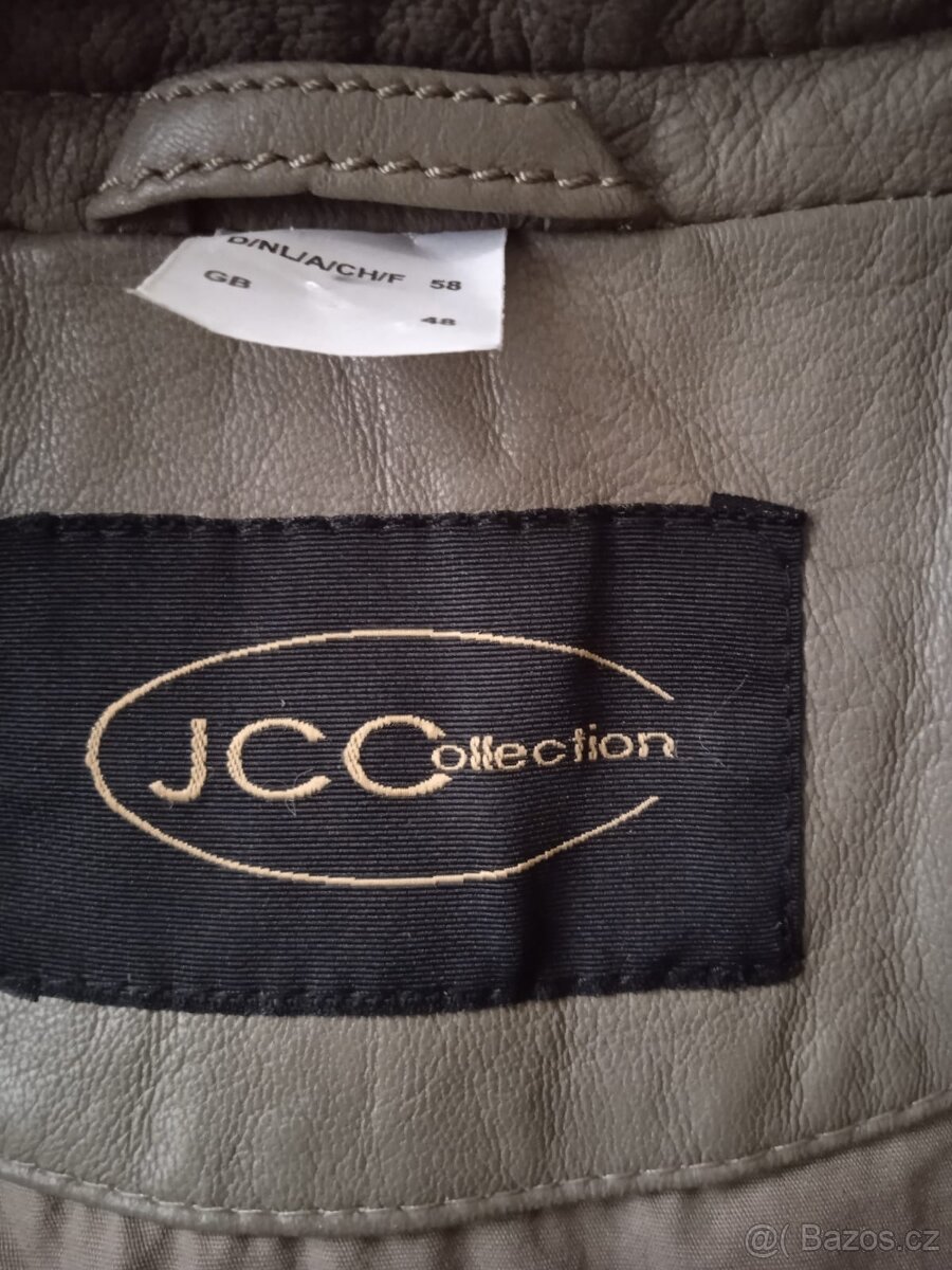 Pánská kožená bunda, velikost 58 - 10