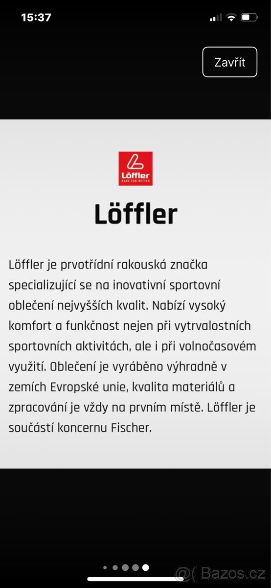 Termo triko zn. Löffler - 10
