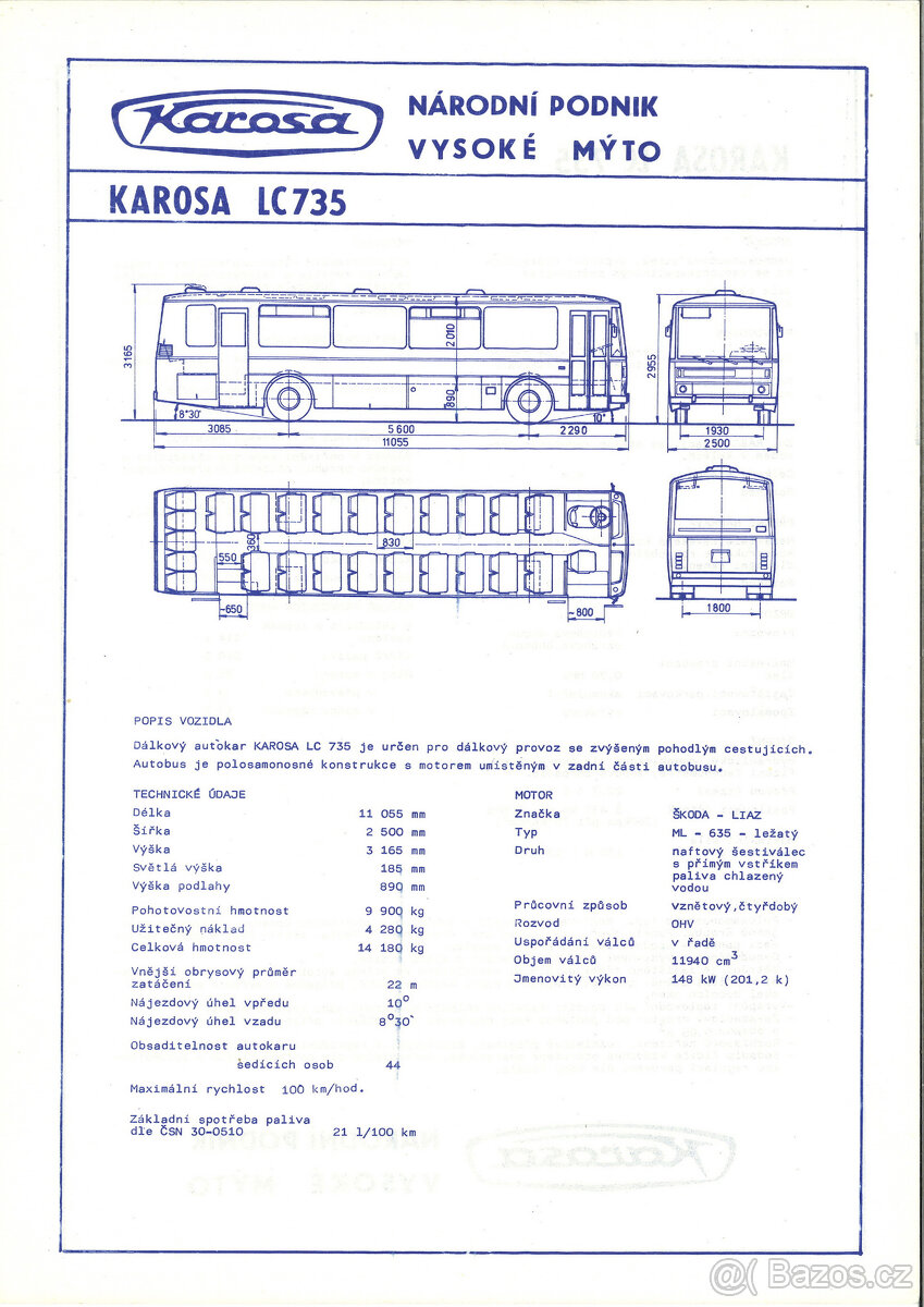 Prospekty - Autobusy Karosa 3 - 10