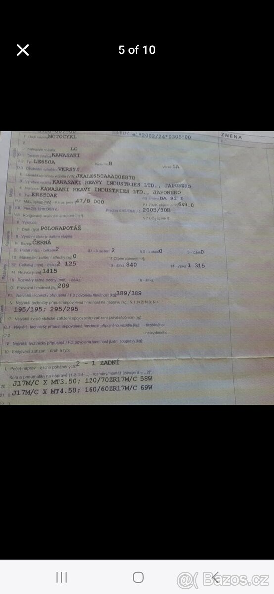 Kawasaki Versys 650 - 10