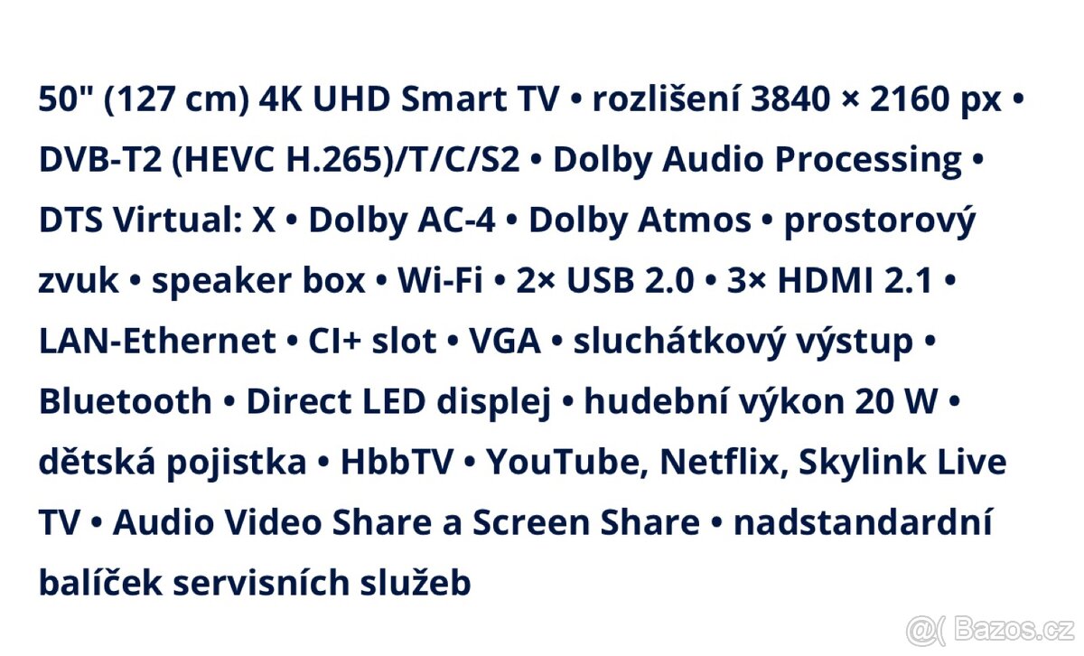 TV - JVC 127cm LT-50VU6105 - 10