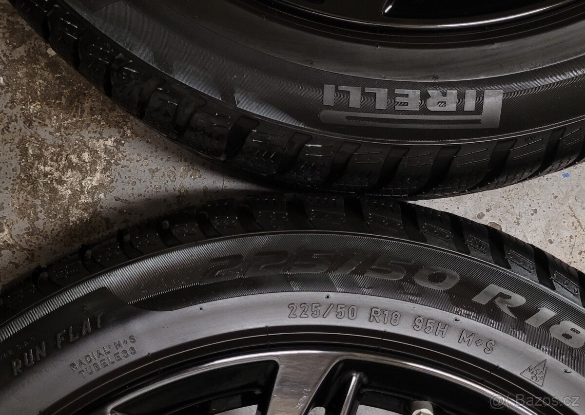 Bmw X1:F48, 18' alu disky,černé, zimní set, tpms - 10