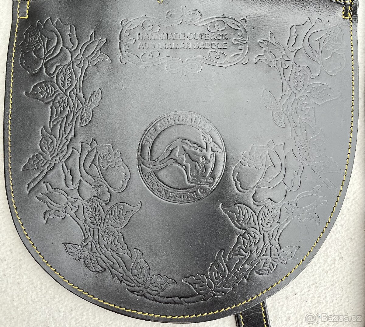 Australské sedlo bez hrušky černé - 10