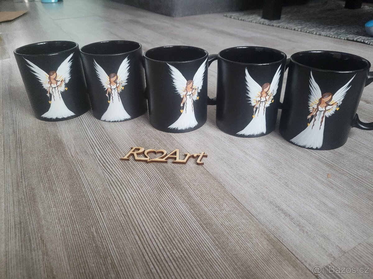 Různé andělské hrnky ,obrázky... - 10
