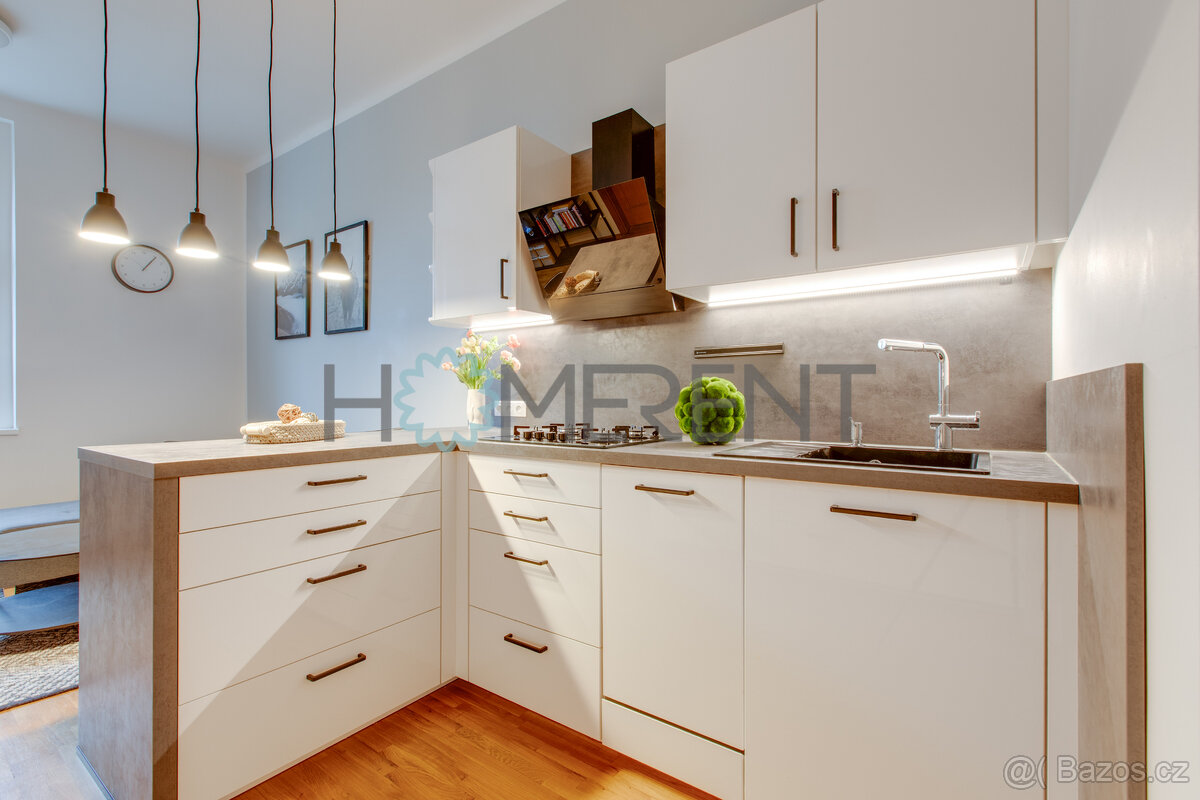 Prodej - krásný a světlý byt 2+kk (45 m²) po rekonstrukci, P - 10