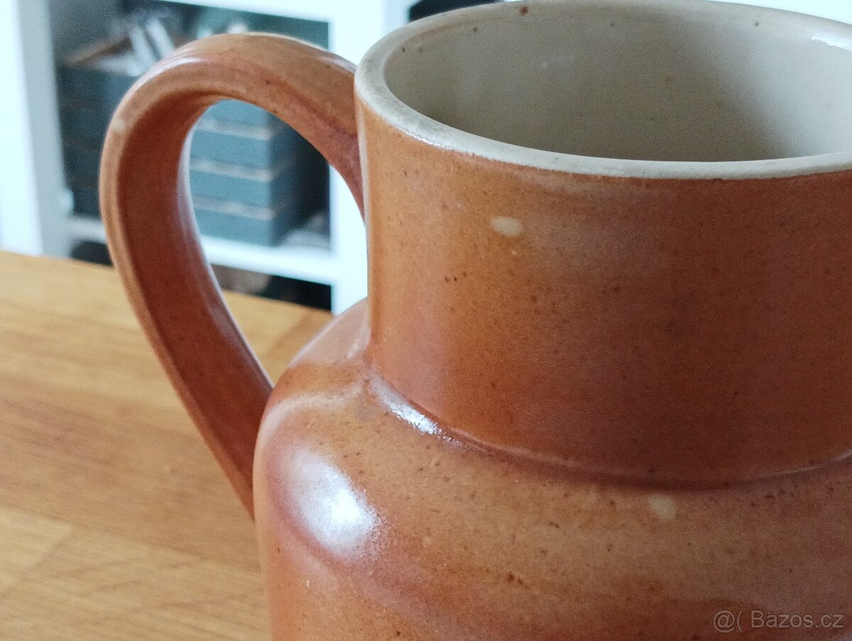 VINTAGE KAMENINOVÝ DŽBÁN GRÉS & POTIERS DIGOIN FRANCIE - 10