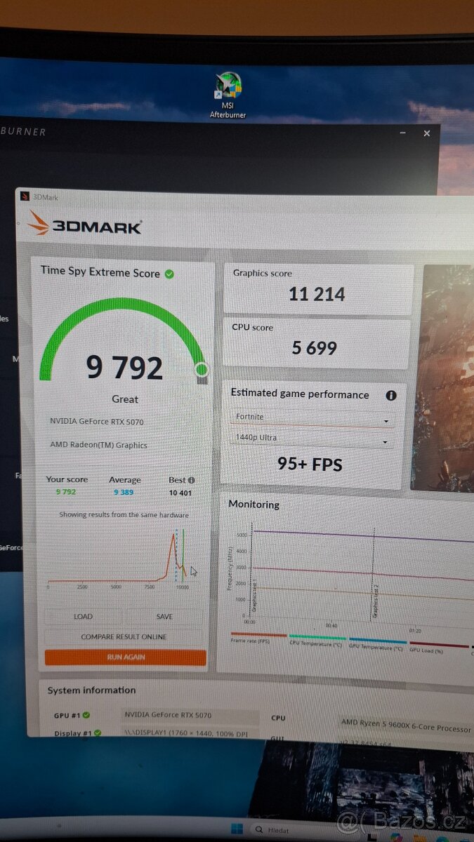 Herní PC Ryzen 9600x / RTX 5070 - 10