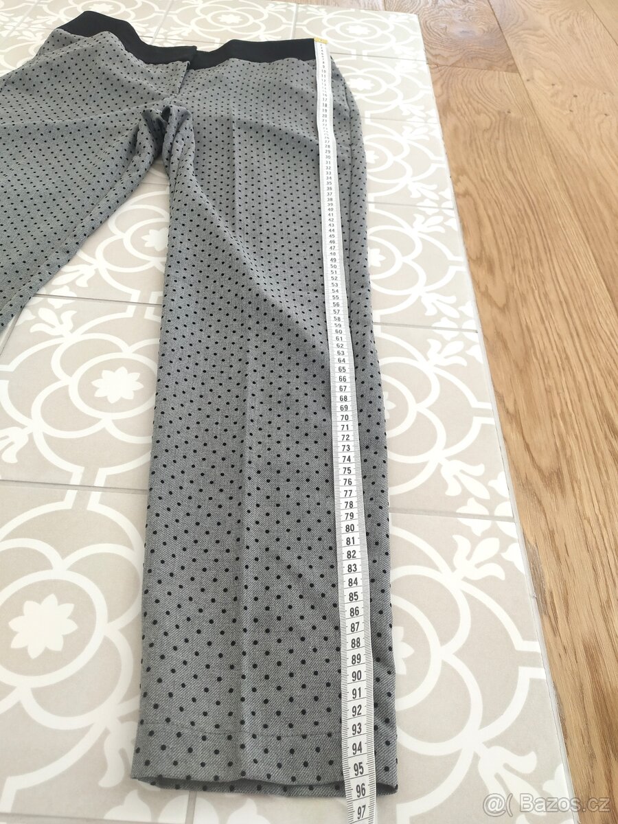 1x oblečené kalhoty Orsay S společenské puntíky šedé - 10