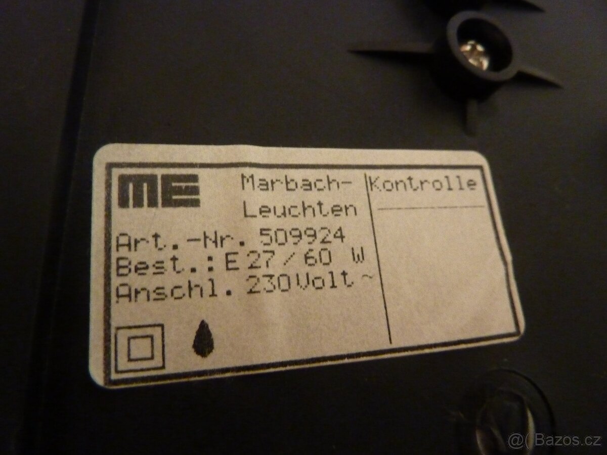 2x Venkovní nástěnné osvětlení, černá a bílá - 10