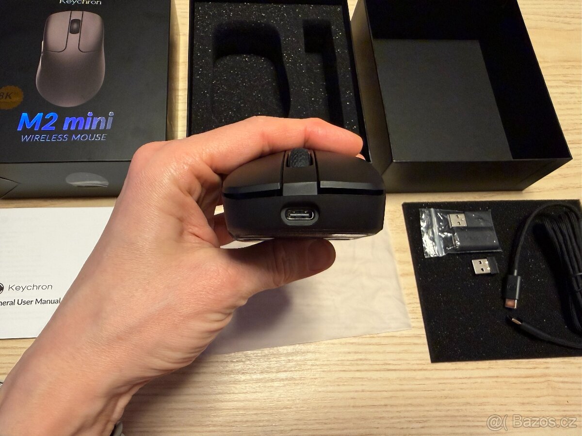 Keychron M2 Mini Wireless Mouse (PixArt 3950, až 8K 30.000) - 10
