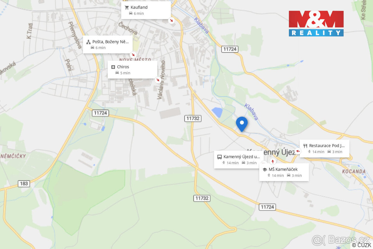 Prodej pozemku k bydlení, 553 m², Kamenný Újezd - 10