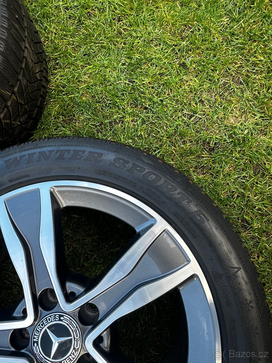 4x alu kola Mercedes + Dunlop Winter Sport 5 225/50 R17 94H - 10