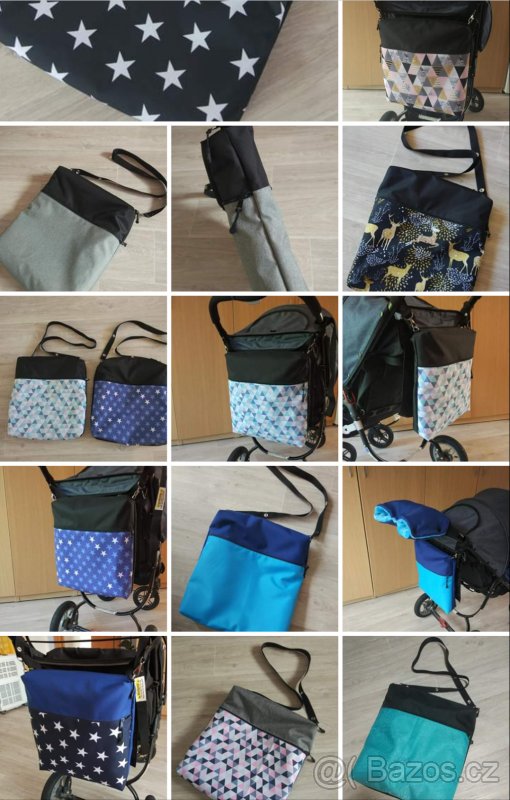 Taška na kočárek , šití na zakázku - 10
