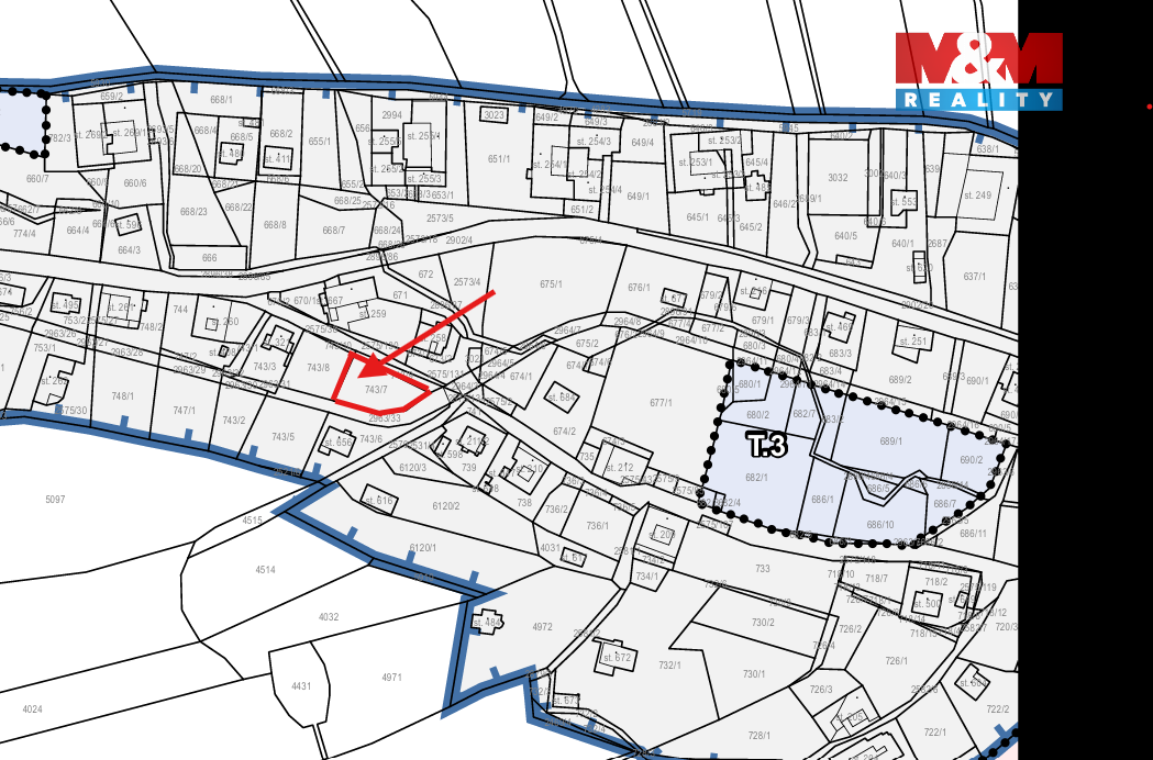 Prodej pozemku k bydlení, 758 m², Kunčina - 10