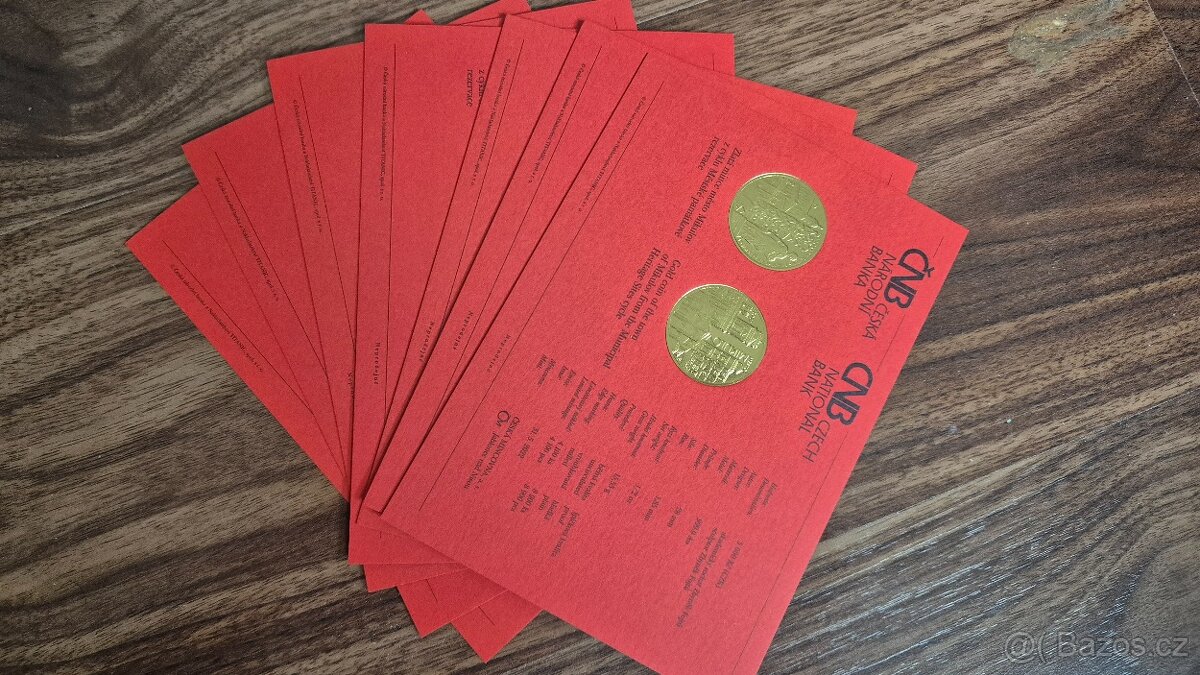 7x MINCE 5000 Kč PROOF Cheb Jihlava Mikulov Olomouc Hradec - 10