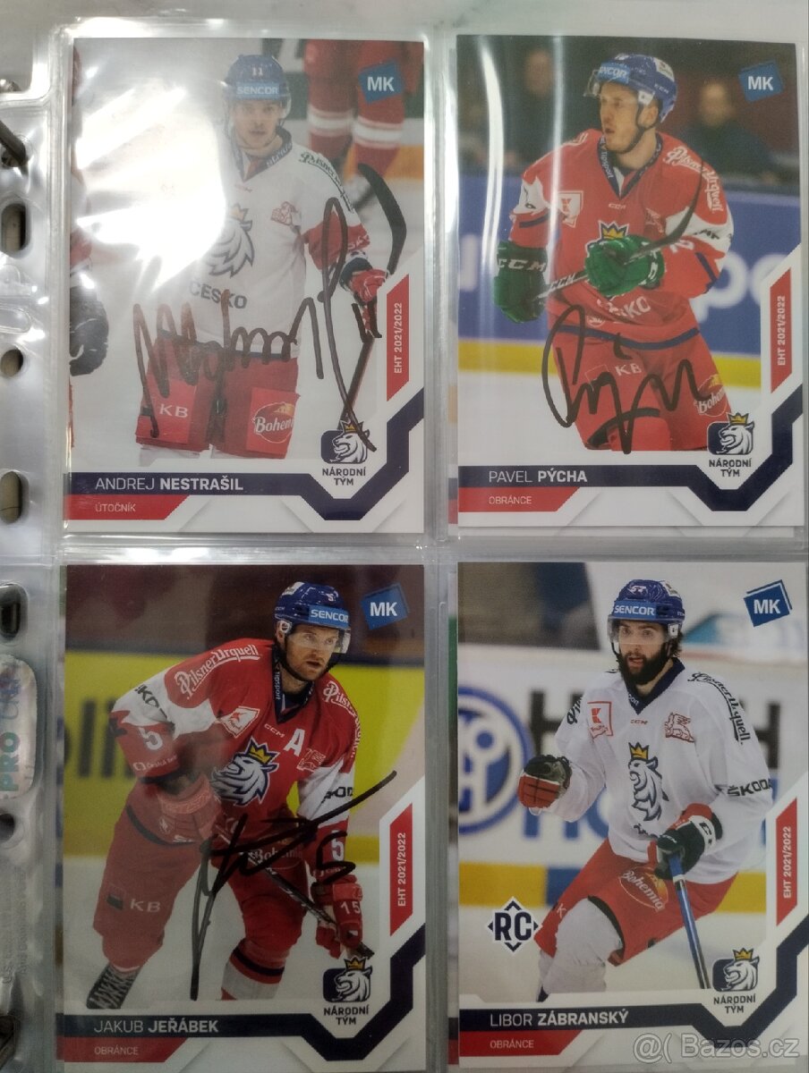 2x album ČR reprezentace podpisy, limity - 10