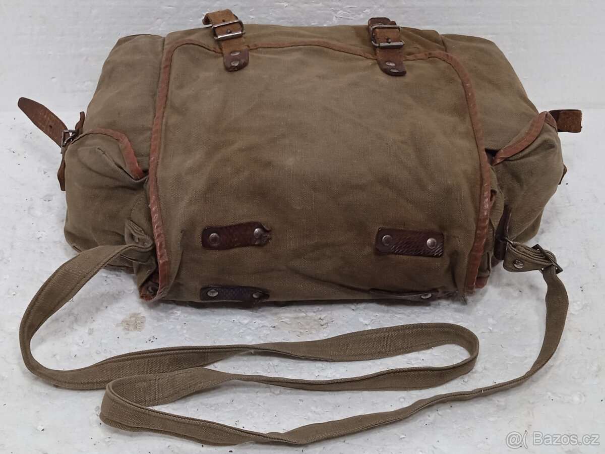 Retro Vojenská Turistická brašna přes rameno - 10