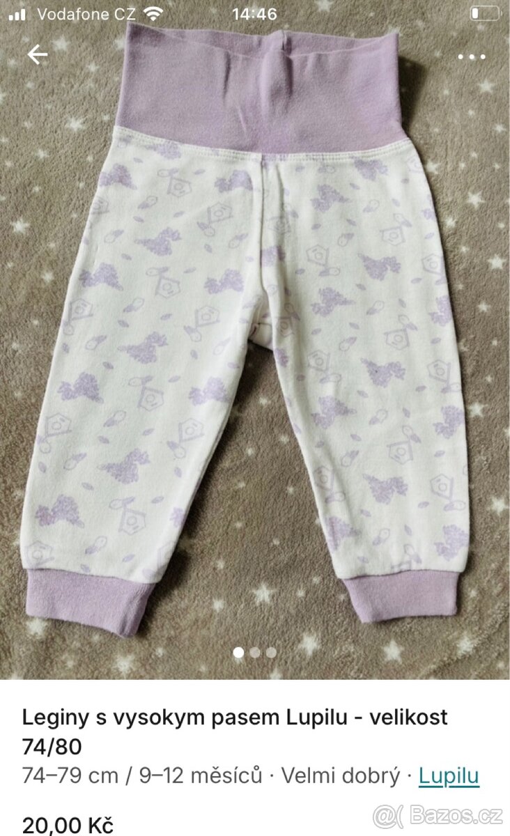 Hezke obleceni holka - velikost 74/80 - 10