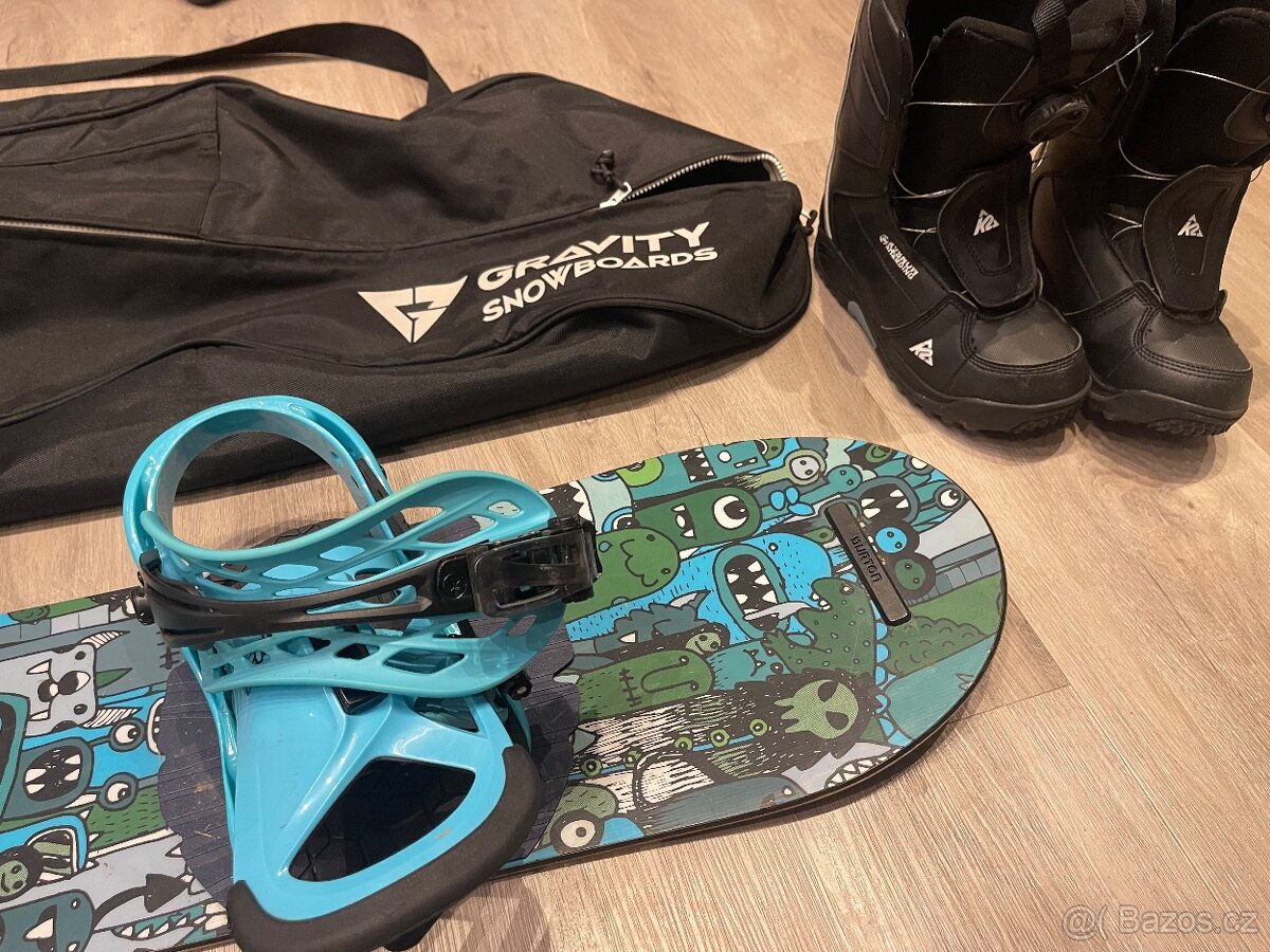 Snowboard 110+ boty s boa+ vak - 10