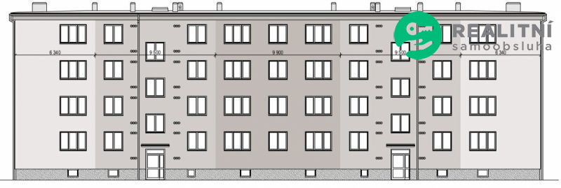 Byt 3+1 63 m2 osobní vlastnictví, Chrudim, klidné... - 10