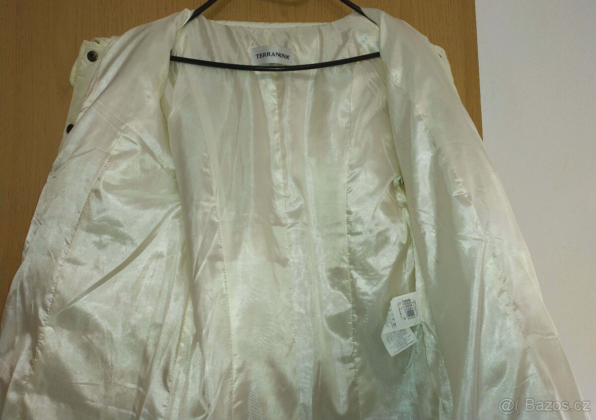 Dlouhý luxusní zimní kabát TERRANOVA ve velikosti L - 10