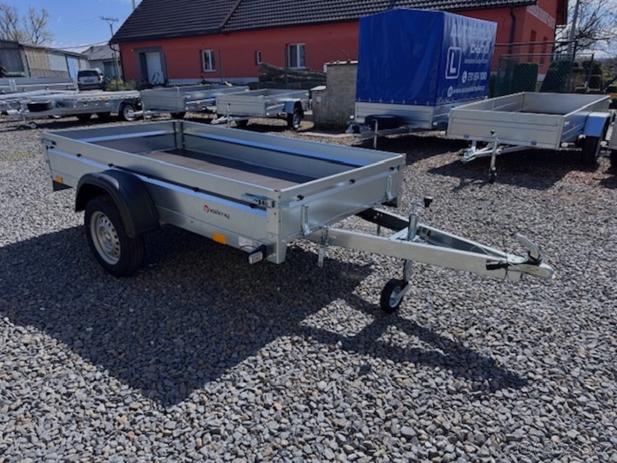 Přívěsný vozík 252x130cm, sklopný, 750kg, 130km/h - 10