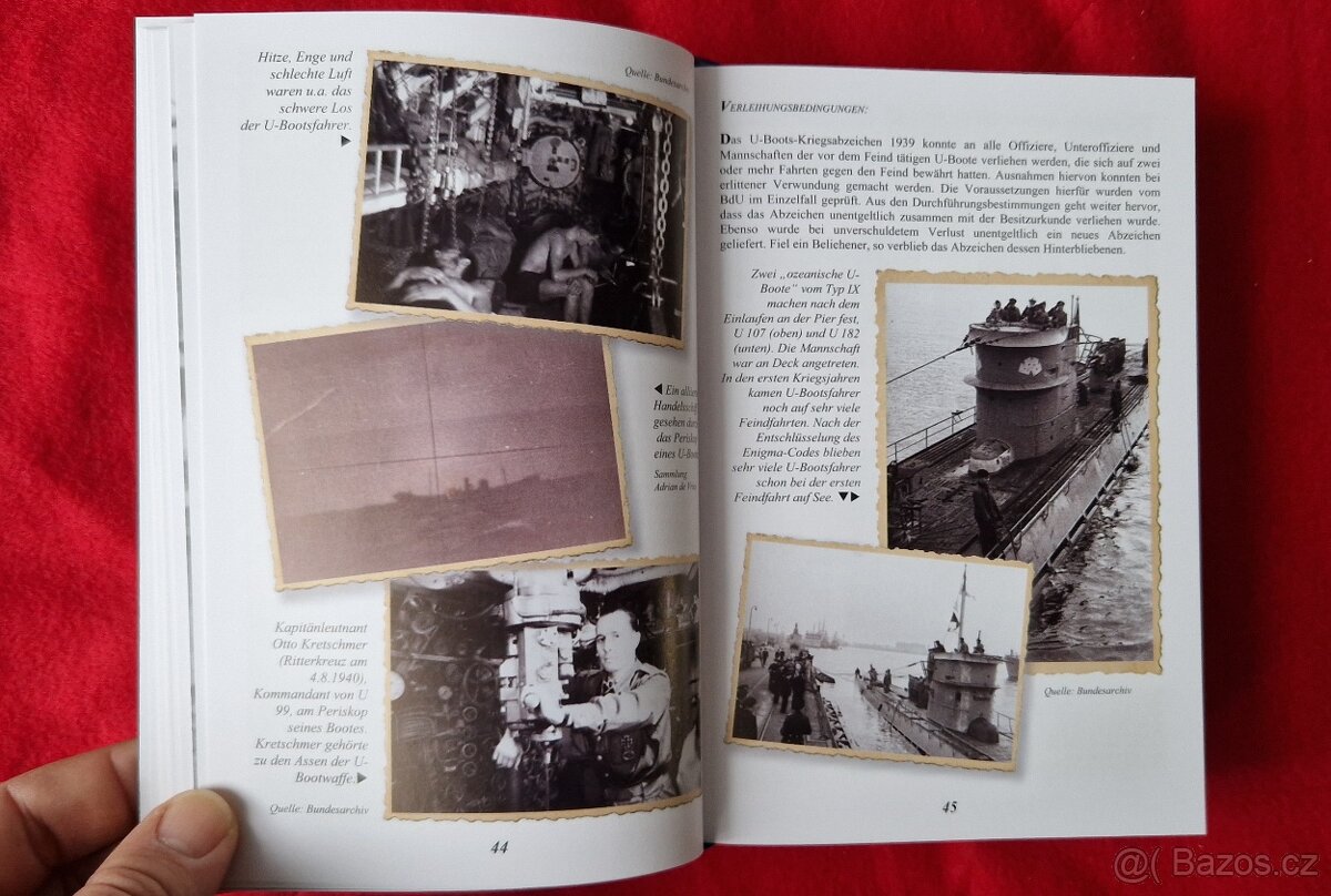 Kniha - Kriegsabzeichen der Kriegsmarine -1050 stran - 10