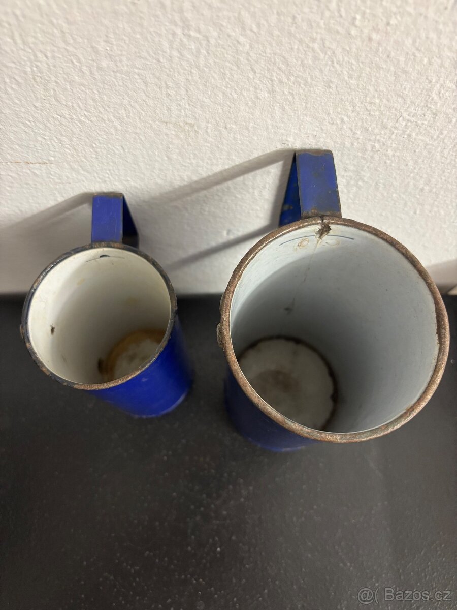 Smaltované odměrky s cejchem - 10