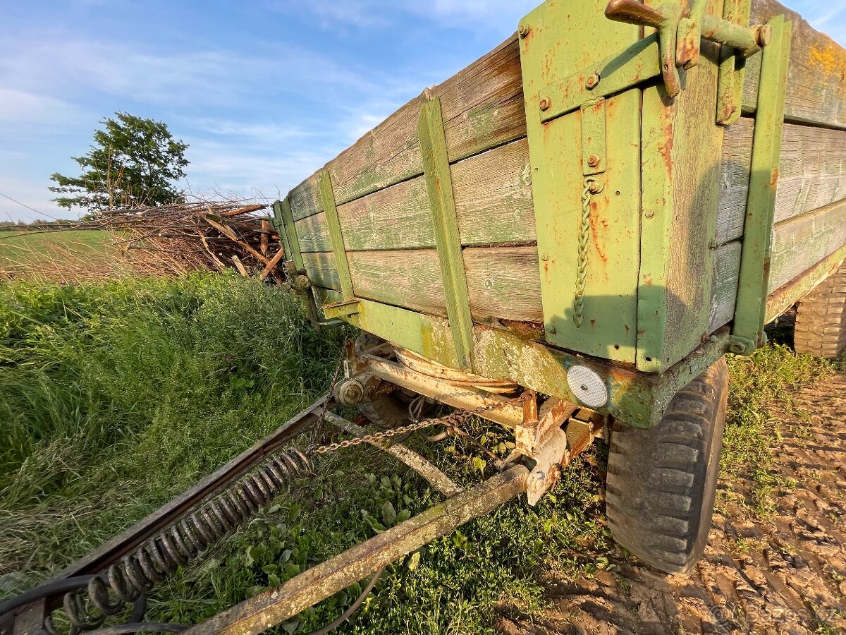 Vlek za traktor BSS, 7tun - 10