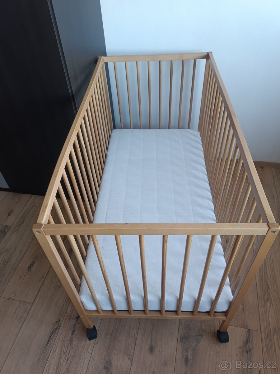 Dětská postýlka s matrací ikea nová - 10