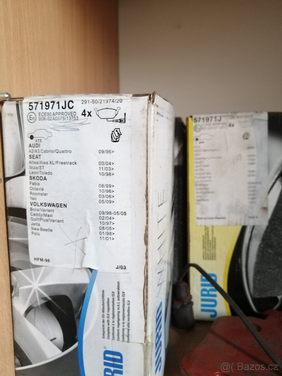 Škoda Octavia, Felicie, přední zadní brzdové kotouče značky - 10