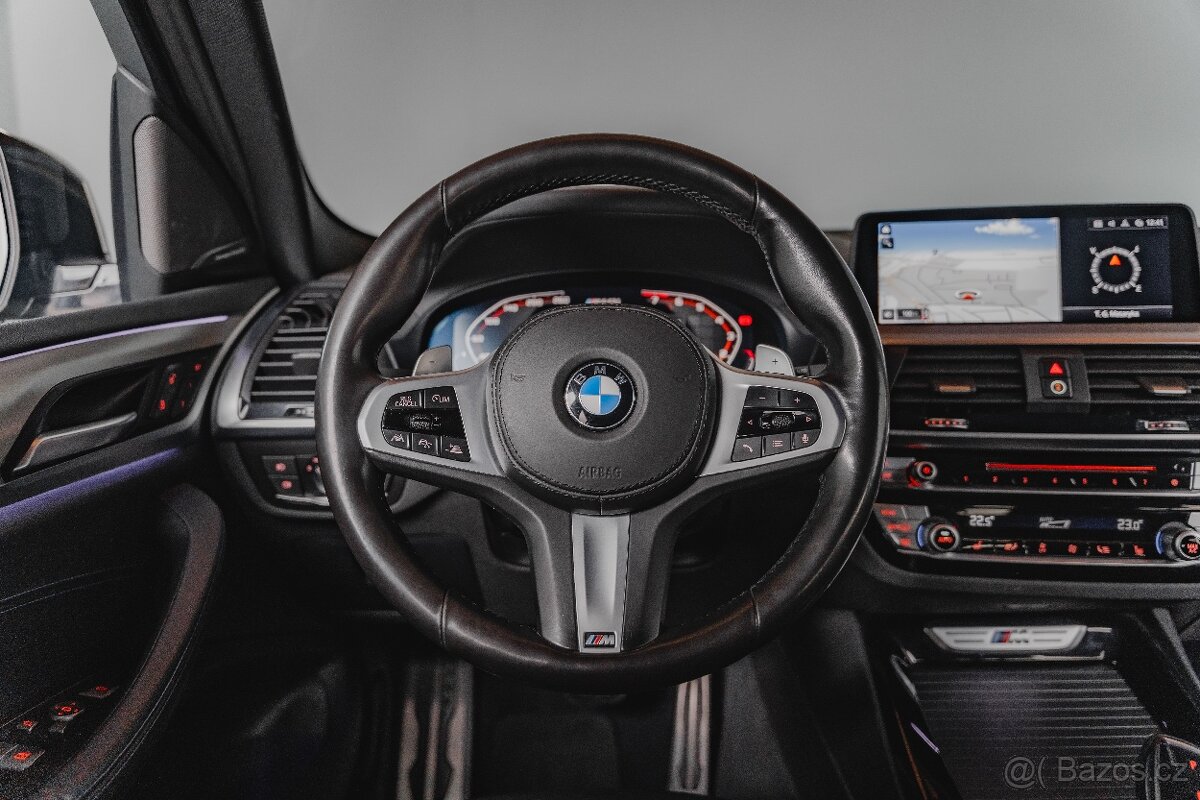 BMW X3 M40i-HUD-H&K-LED-Tažné-CZ-R20 - 10