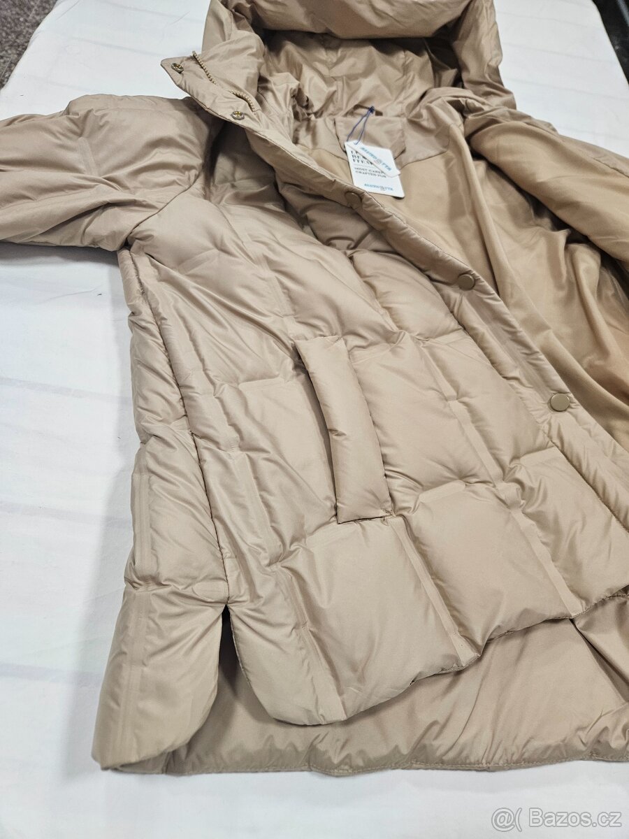 Lehká perová bunda s kapuci , nová - 10