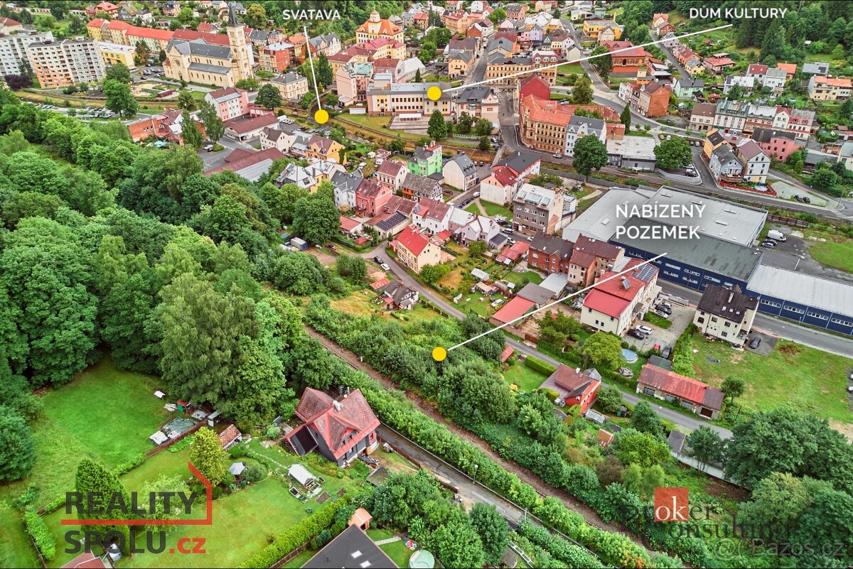 Prodej, pozemky/zahrada, 1018 m2, Zadní, Kraslice, Sokolov [ - 10