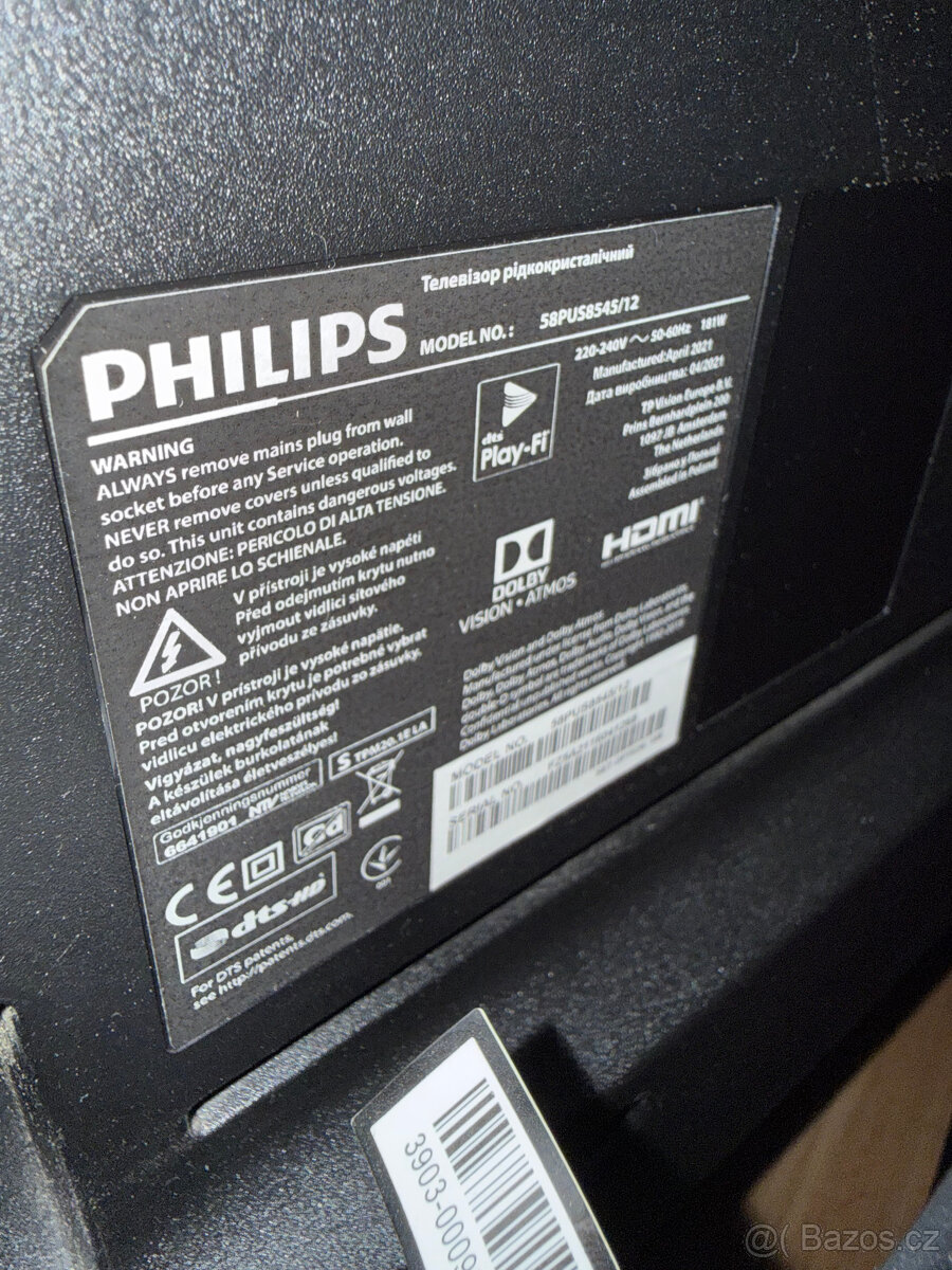 Prodám Philips 58PUS8545 s Ambilight - 10