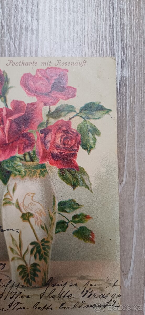 Staré pohledy Děti a Květiny - 10