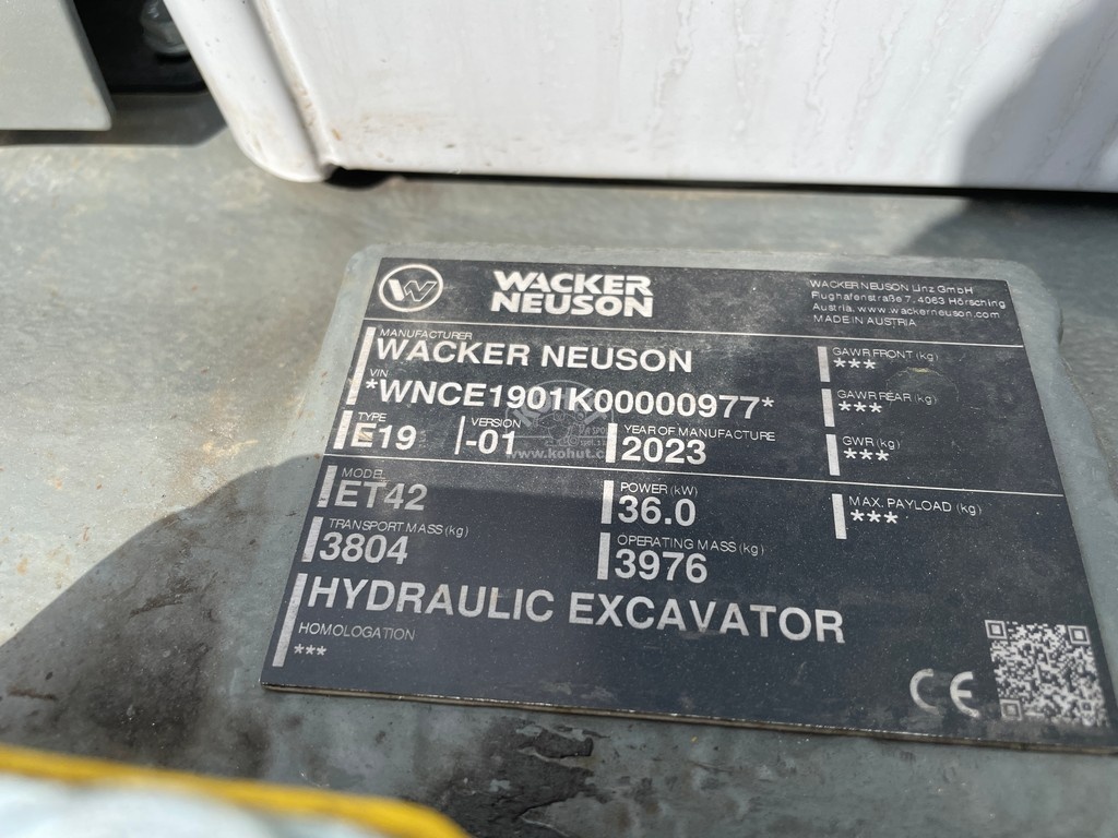 rýpadlo WACKER NEUSON ET42 - 10