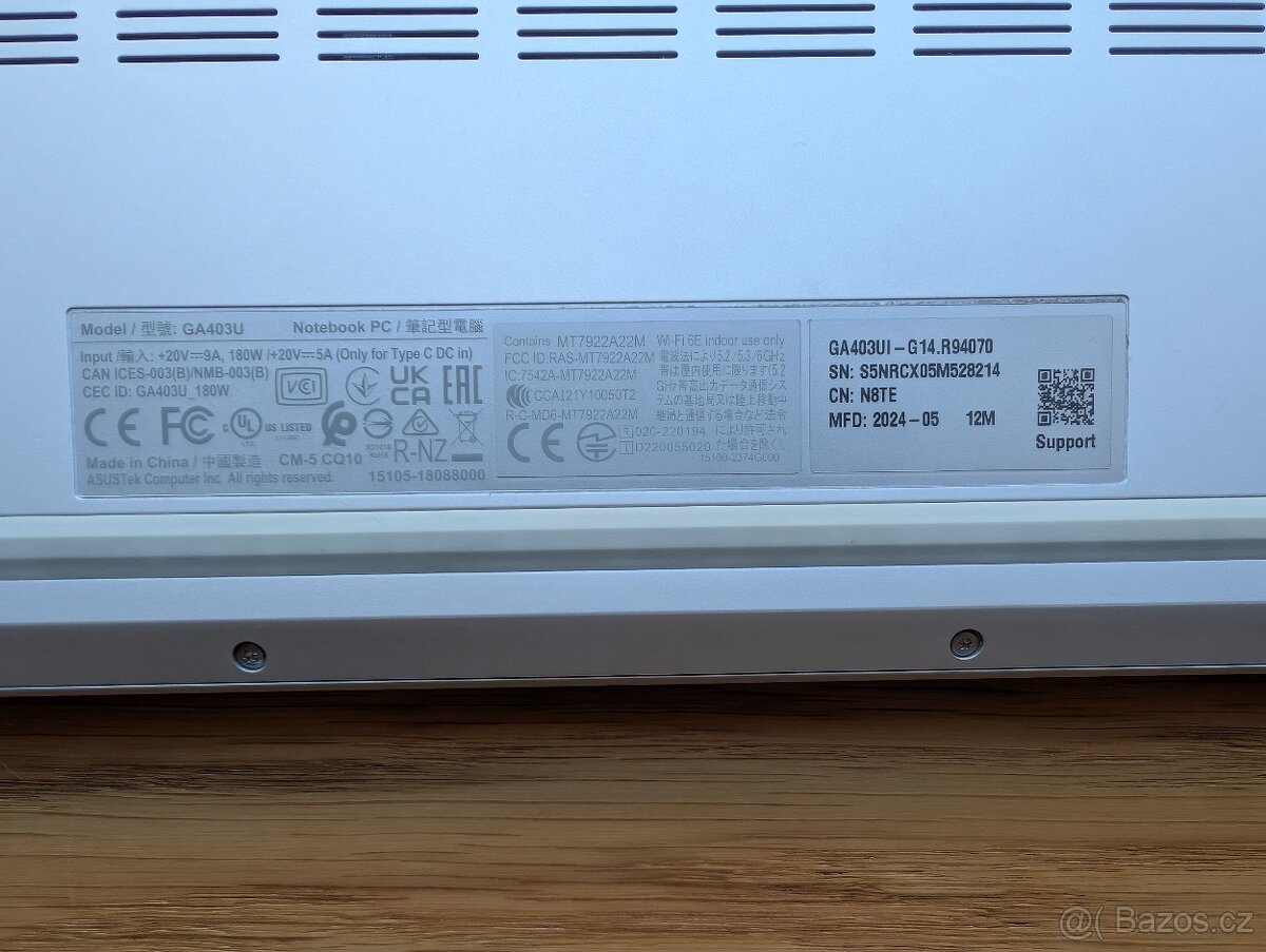 Notebook ASUS - ROG Zephyrus G14 - 10