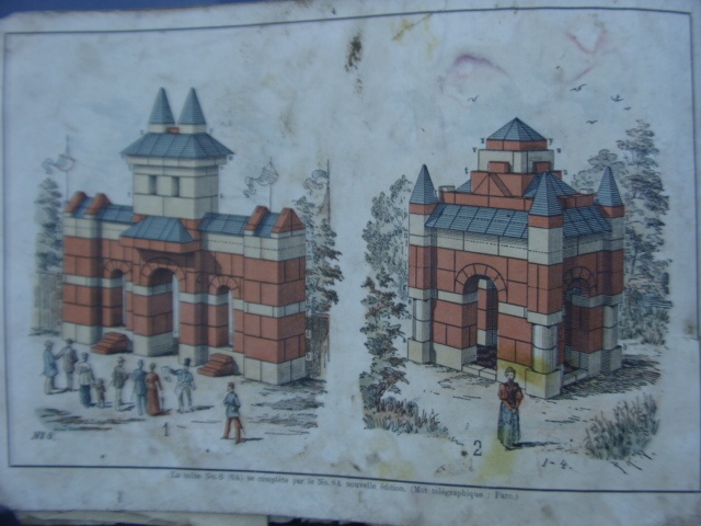 Richterova kamenná stavebnice kolem r.1880 + katalog - 10