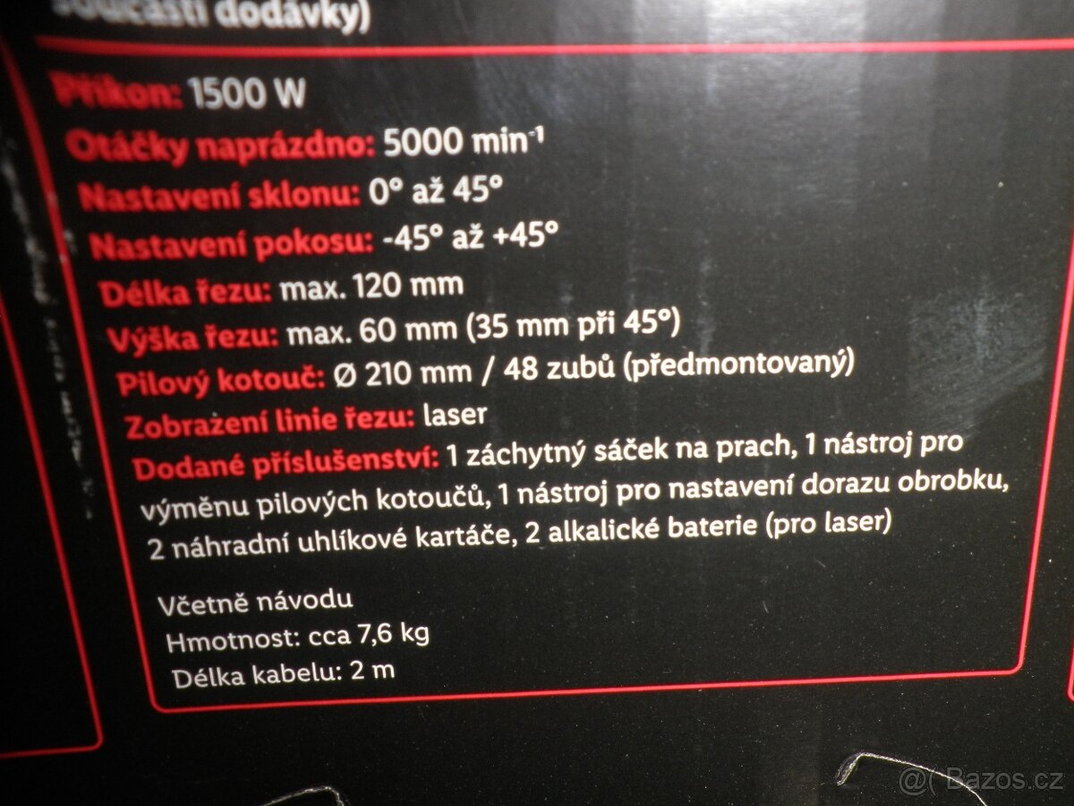 Zkracovací a pokosová pila Parkside - 10