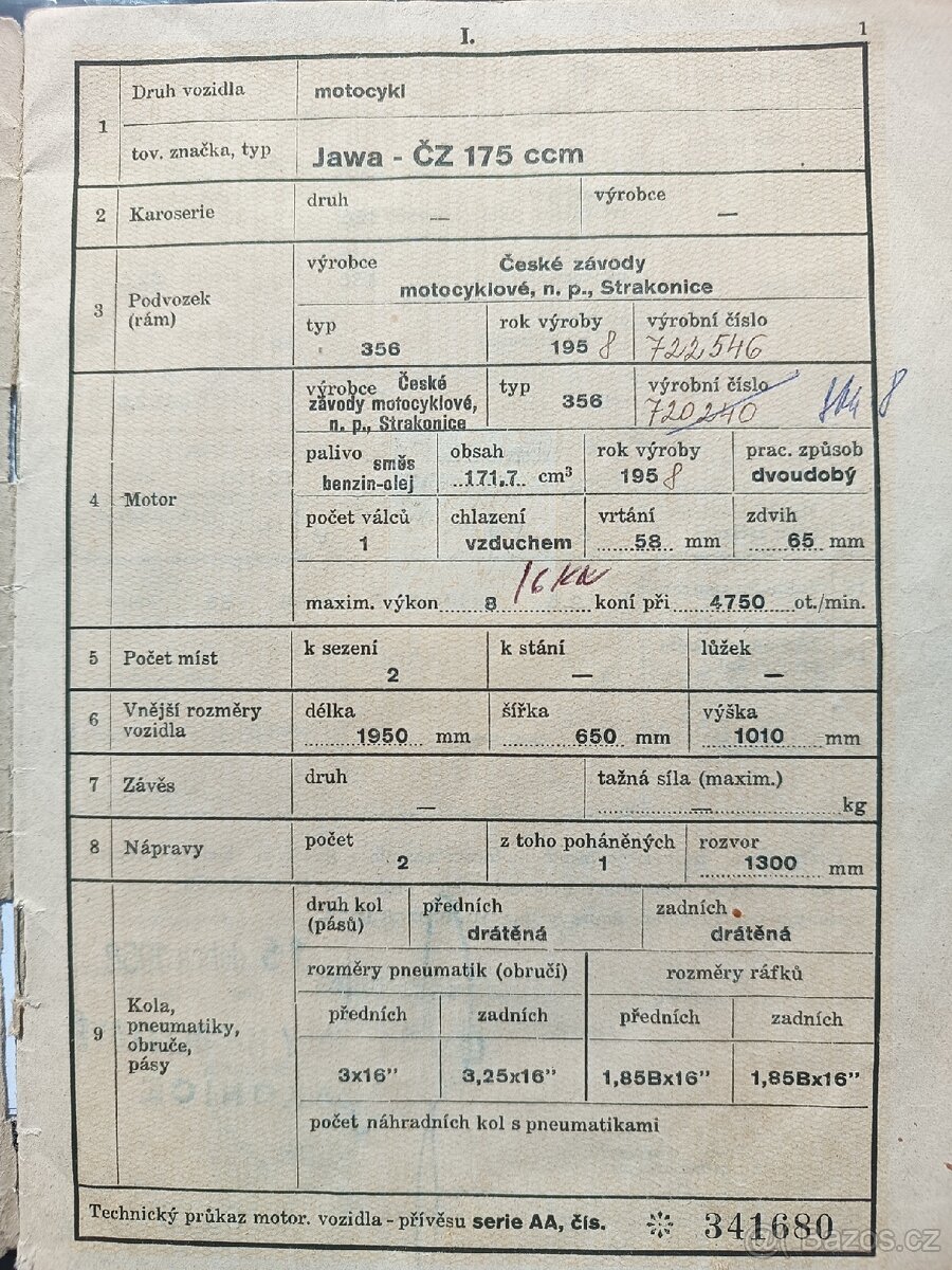 Jawa 175/356 rv 1958 - 10