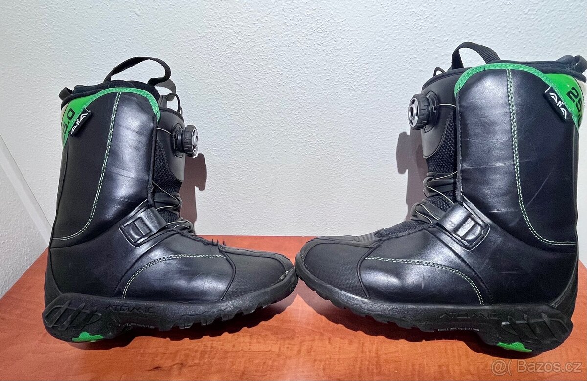 Dětský snowboard STUF 125 + boty Atomic - 10