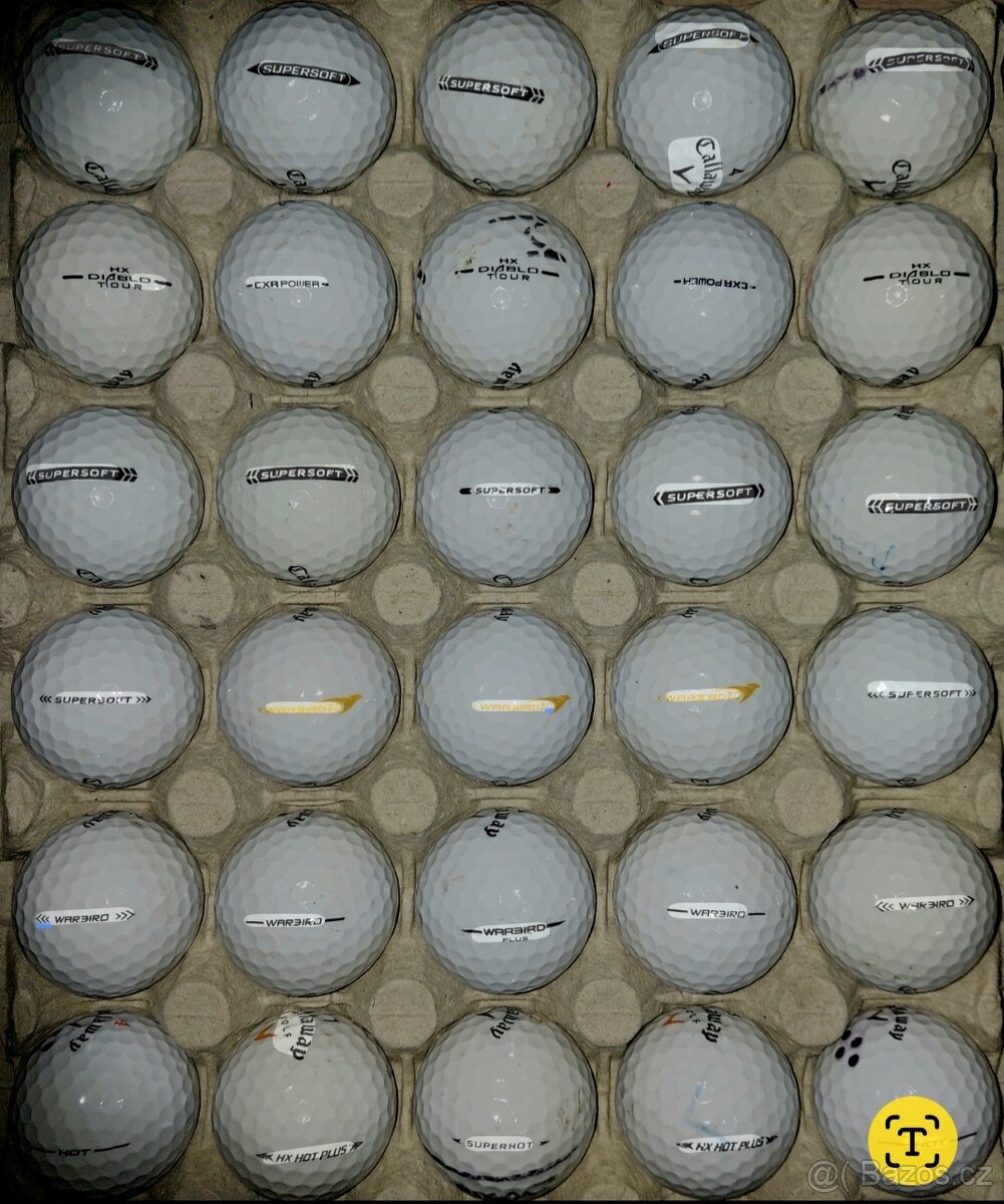 Golfové míčky 80ks - 10