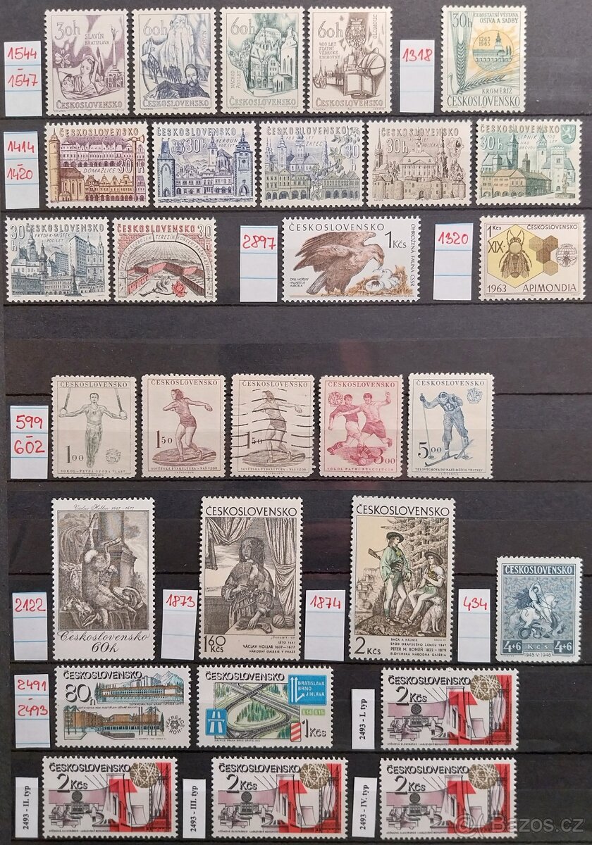 Známky ČESKOSLOVENSKO – 4 - 10