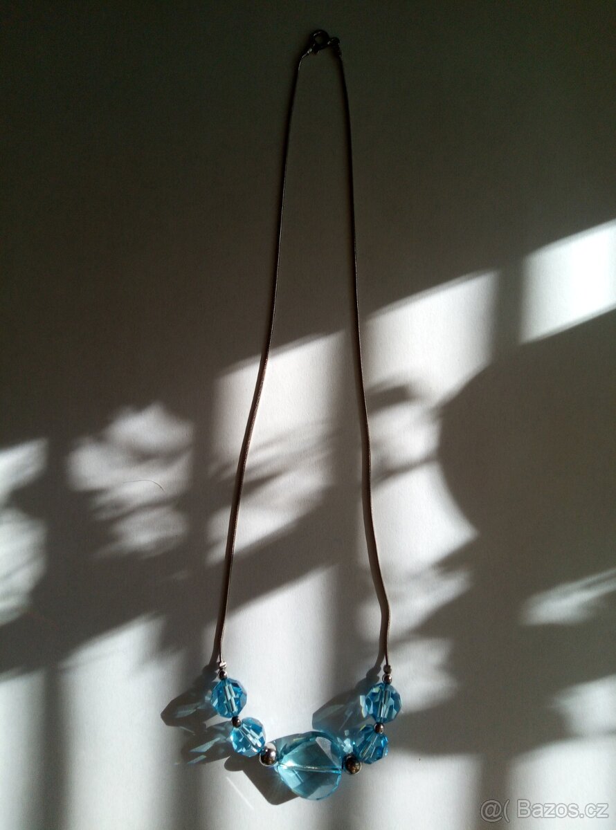 Stříbrné náušnice PRESENCE, Stříbrný náhrdelník SWAROVSKI - 10