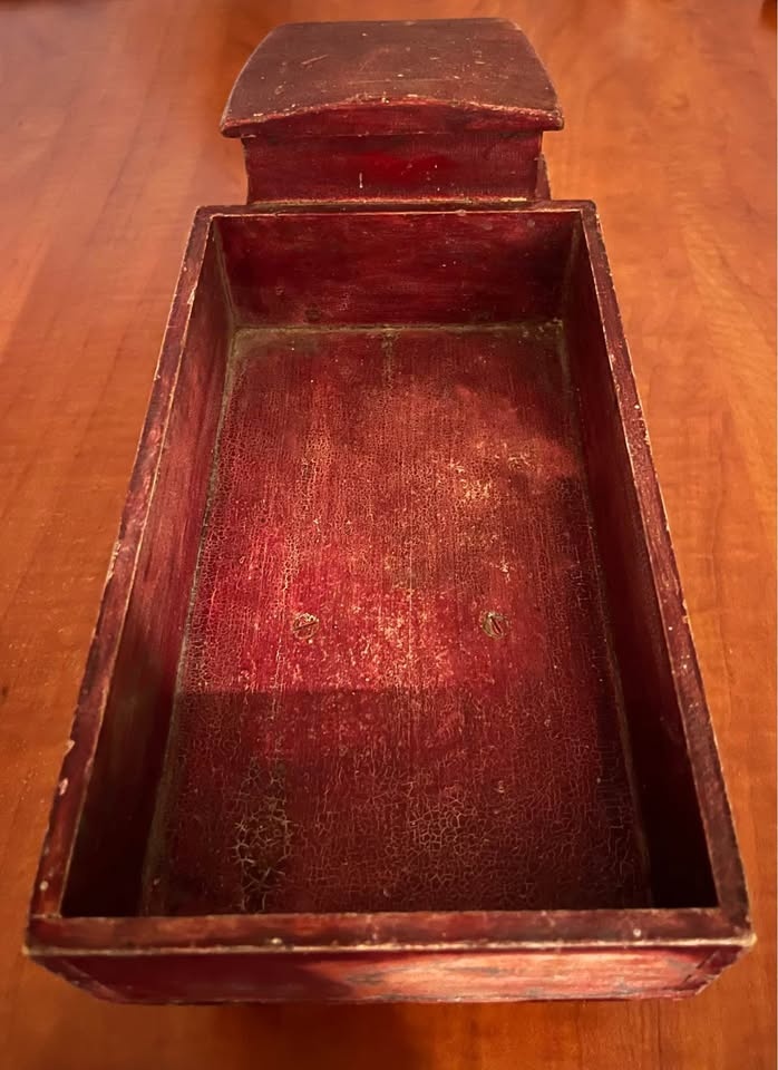 Starý velký dřevěný německý Mercedes (Německo, 40 cm) - 10