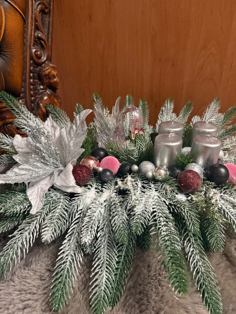 Vánoční dekorace, adventní svicny - 10