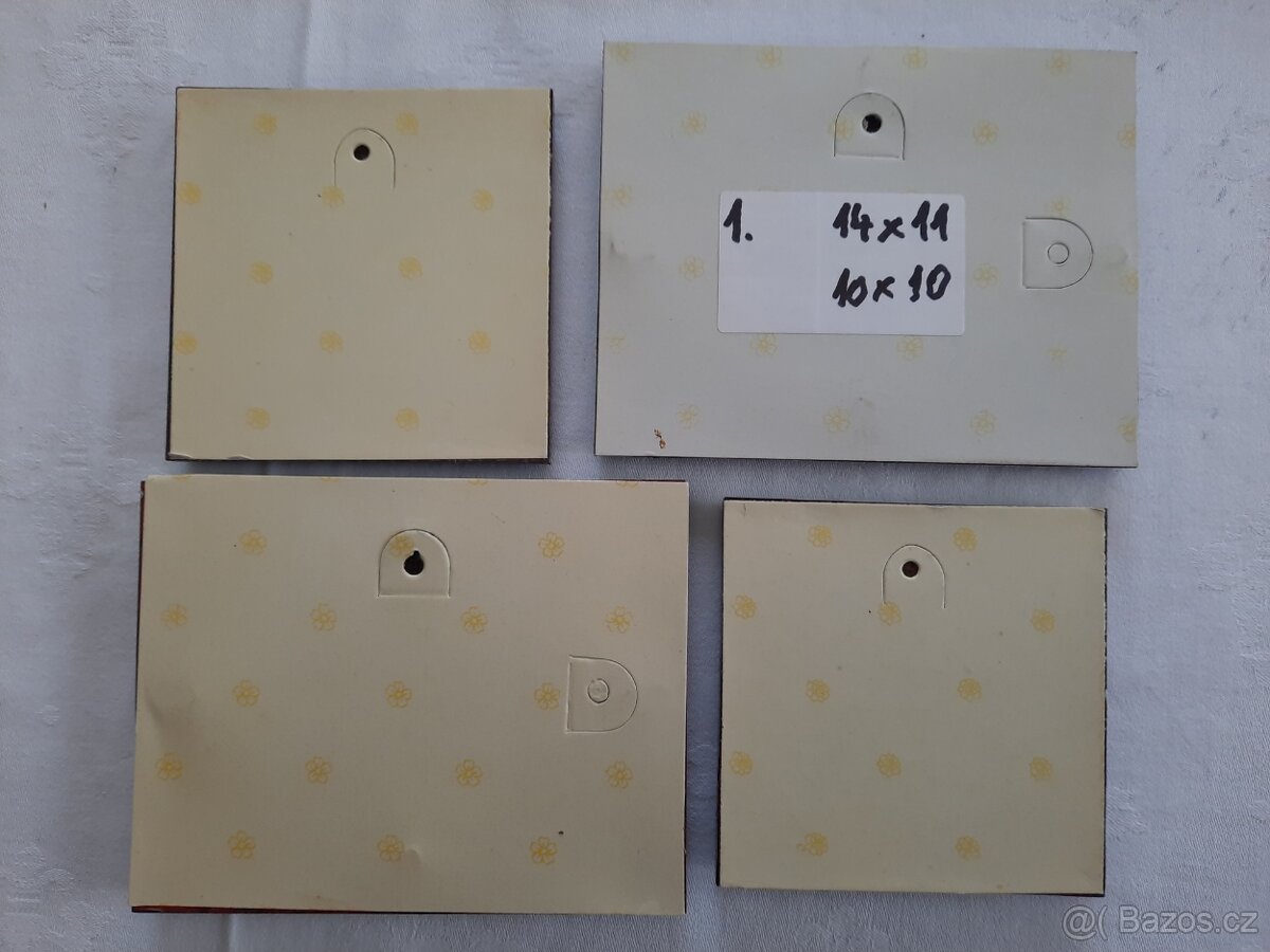 Obrazy krásné,velké,top stav 3 ks,malé malované sig.obrázky - 10