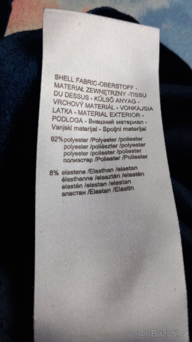 Tmavě modré sametové šaty Orsay, vel. XS - 10